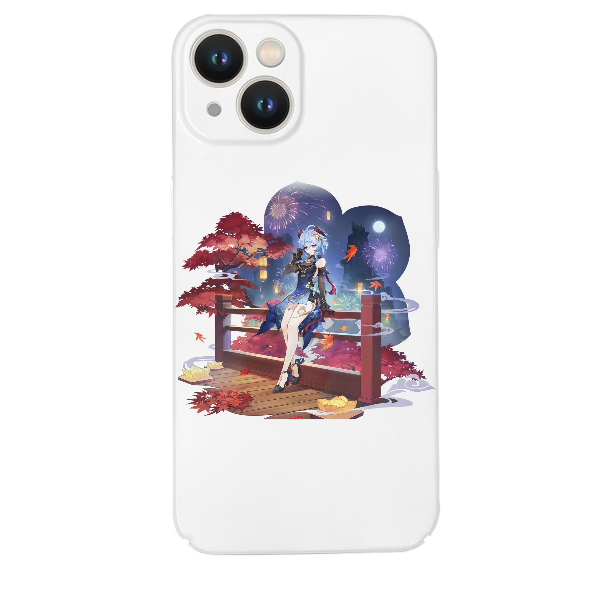 げんし神 甘雨 かんう genshin Ganyu 【iPhone 14シリーズ対応】ハードケース